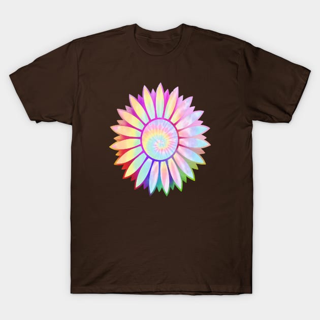 Tie Dye Sunflower T-Shirt by magicmirror
